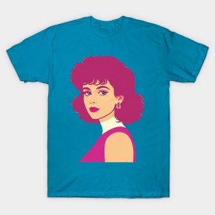 Girlypop Woman in Pink T-Shirt